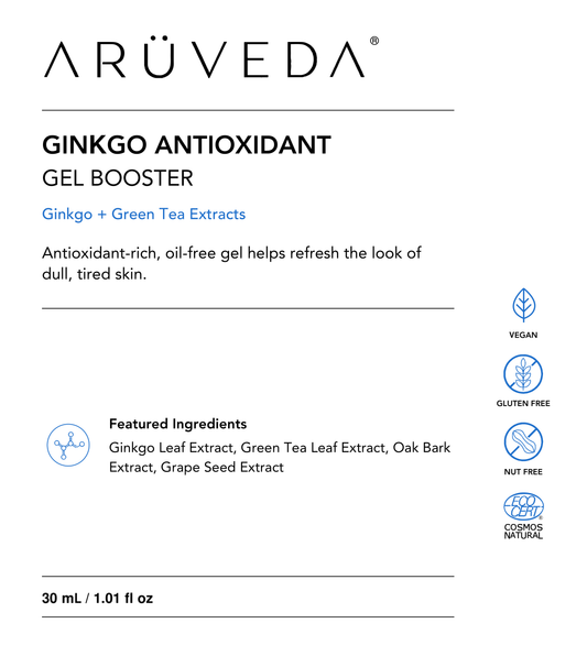 Label details — Ginkgo Antioxidant Gel Booster