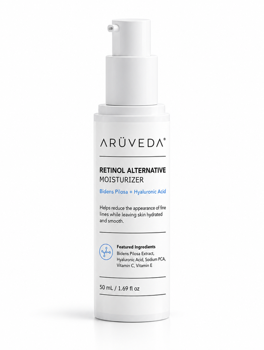 ARÜVEDA Retinol Alternative Moisturizer branded product packaging
